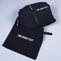Two Bare Feet Weatherproof Packable Changing Robe & Travel Bag - Black / Raspberry Extra Image 5 Preview